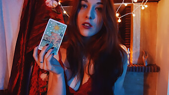 Remaja Berambut Merah Prancis Memandu Anda Melalui Gambar Kartu Tarot Dengan Instruksi Masturbasi Asmr