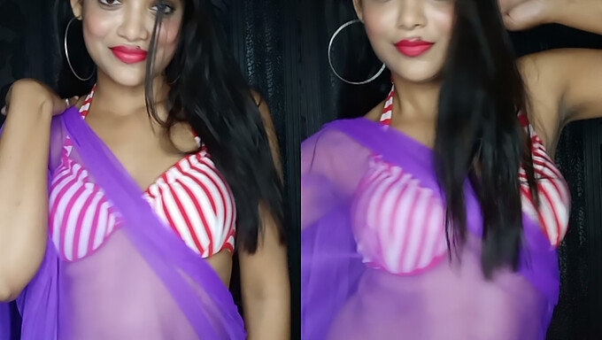 Striptease queen Rekha Boi shows off her assets