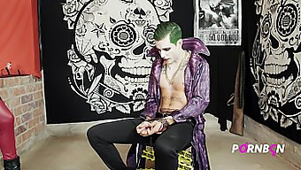 Hiszpański Cosplay: Dwie Harley Quinns I Hiszpański Porno Joker