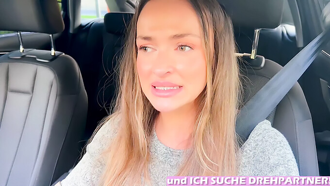 German student teen fails public audition and squirts in her car