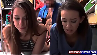 Charity Crawford And Zoey Laine, Two Adorable Teens, Reprimanded After Being Caught In The Office