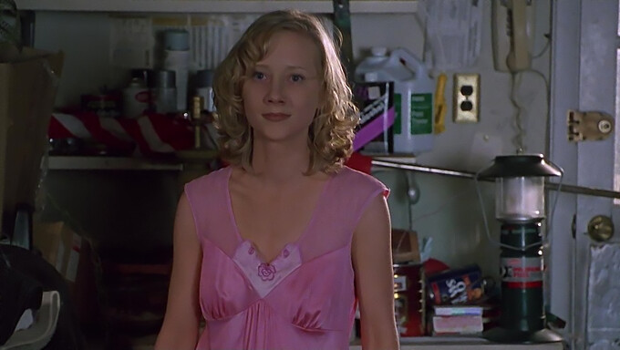 Anne Heche stars in "Donnie Brasco" as a busty blonde babe