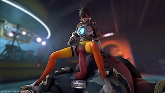 Η Καυτή Συνάντηση Του Tracer Και Του Roadhog Στο Overwatch: Animated And Sound