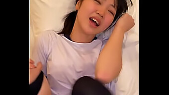 Japanese Amateur Gives A Deepthroat Blowjob